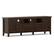 Front. Simpli Home - Warm Shaker 72W Low TV Stand with Drawers, Doors and Cubbies - Tobacco Brown.