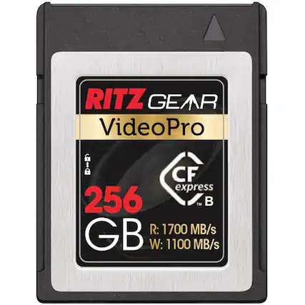 RITZ GEAR VideoPro CF express B 256 GB R: 1700 MB/s W: 1100 MB/s