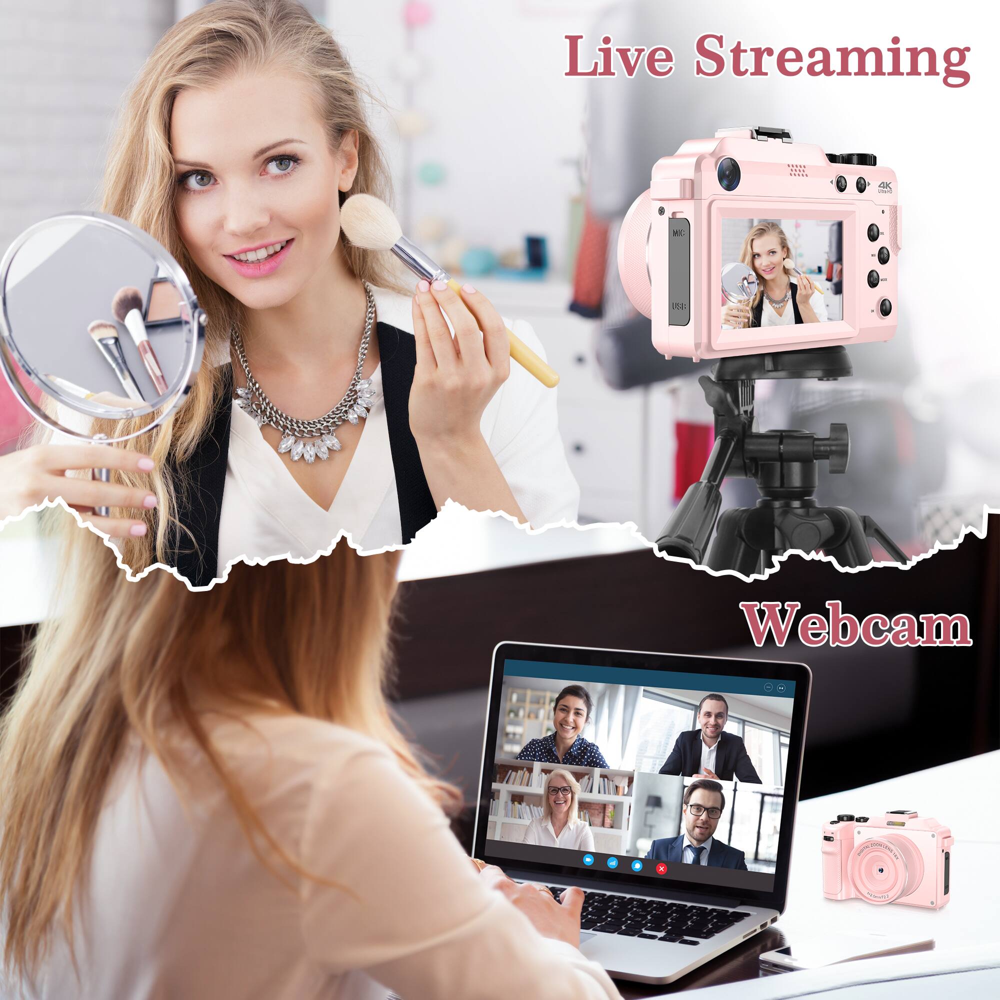 Live Streaming  
Webcam