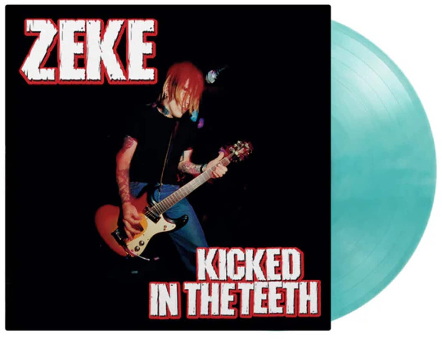 Zeke - Kicked In The Teeth - Limited 180-Gram Crystal Clear & Turquoise Marble Colored Vinyl   - VINYL LP price history on PriceWatchPro