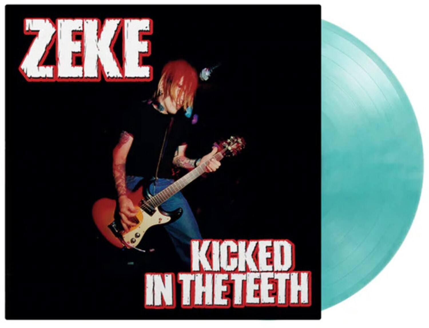 Zeke - Kicked In The Teeth - Limited 180-Gram Crystal Clear & Turquoise Marble Colored Vinyl   - VINYL LP
