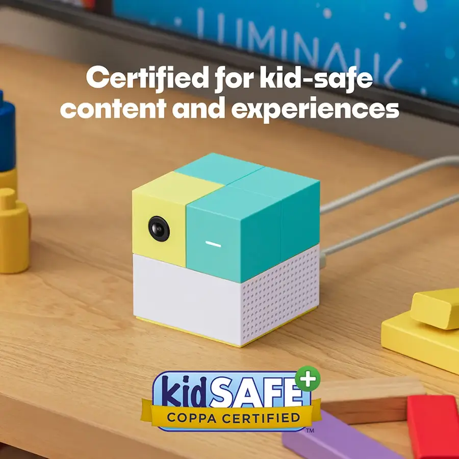 Certified for kid-safe content and experiences + kid ISAFE COPPA CERTIFIED TM.