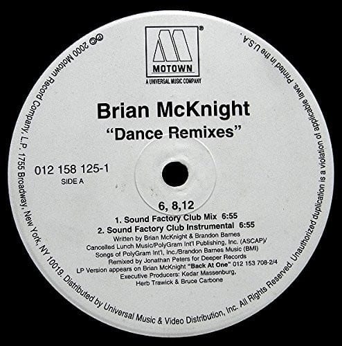 Brian McKnight - 6 8 12 Inches  - 12-INCH SINGLE