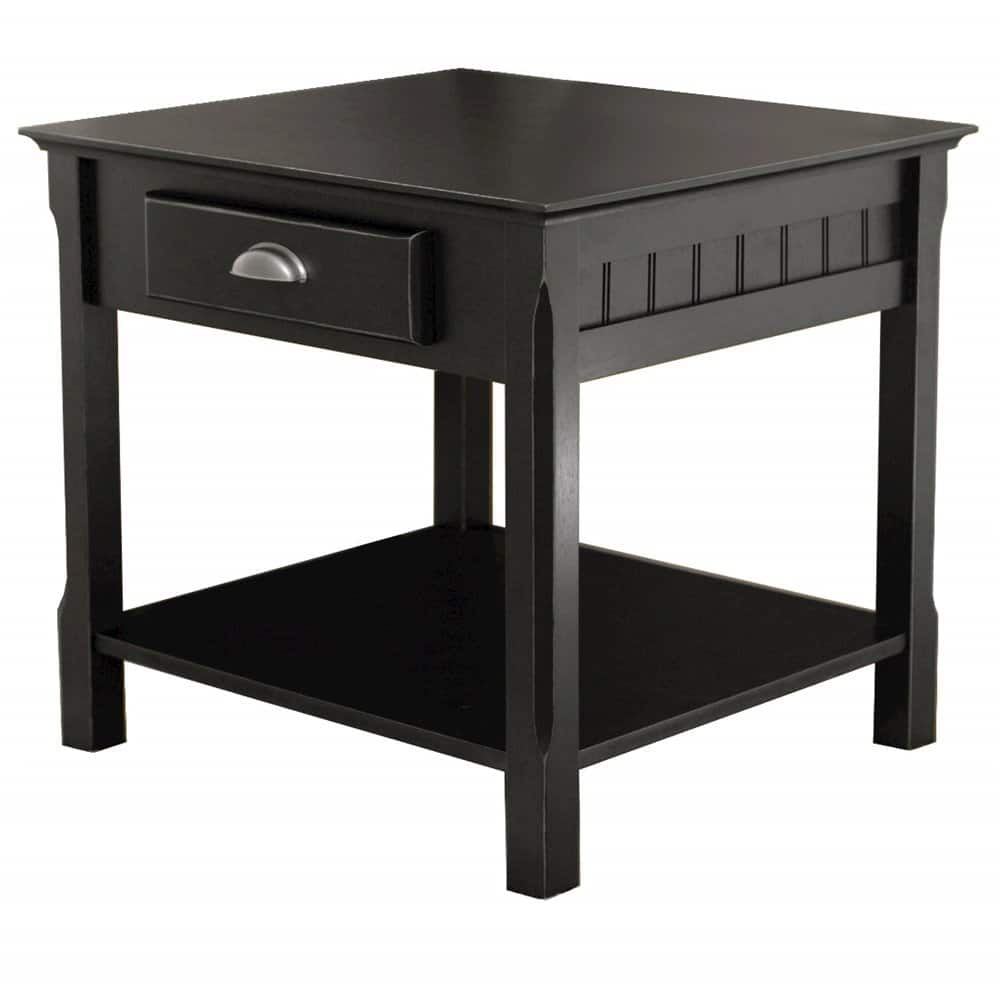 FurniFact - Side Table - Black