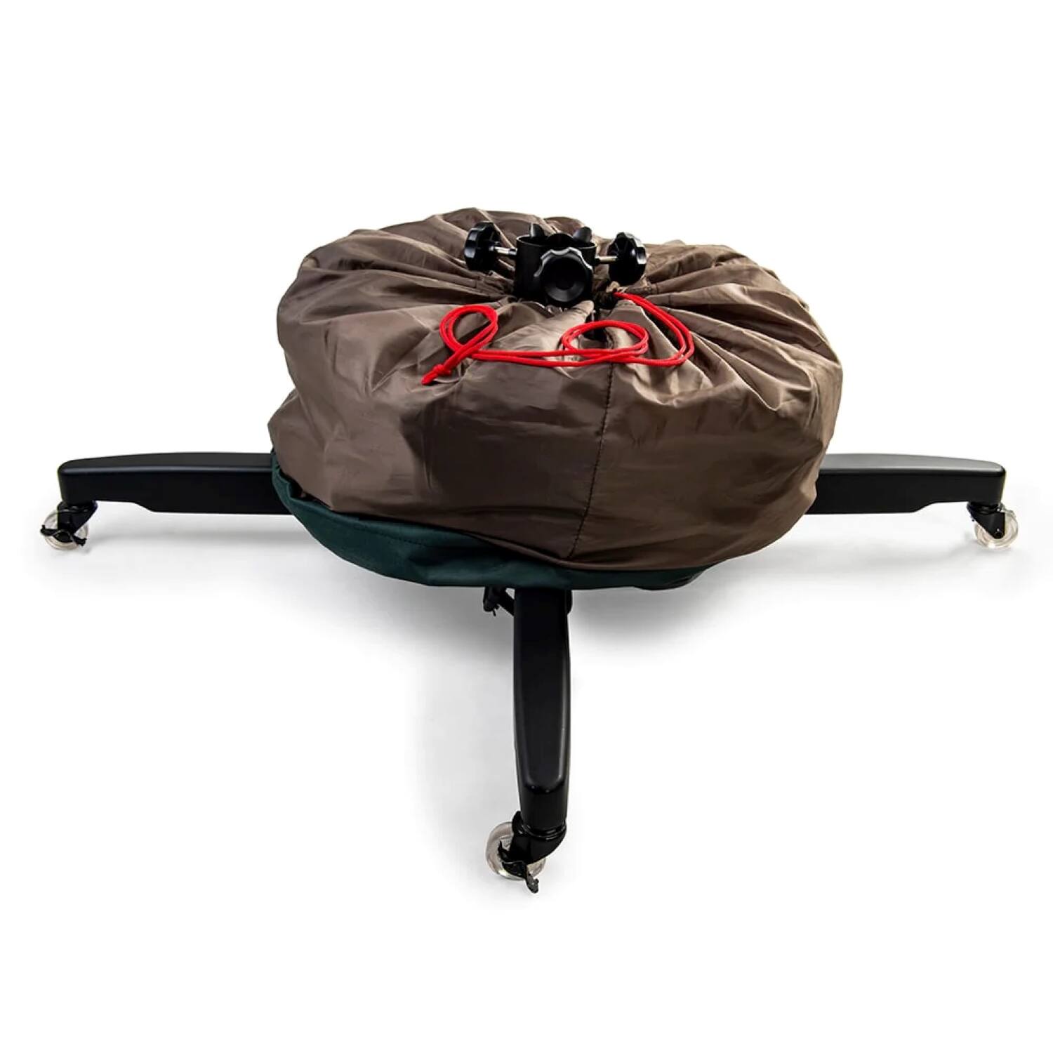Alt View 6. Tree Keeper - Adjustable Rolling Christmas Tree Stand for Trees 6'-9' - Black - Black.