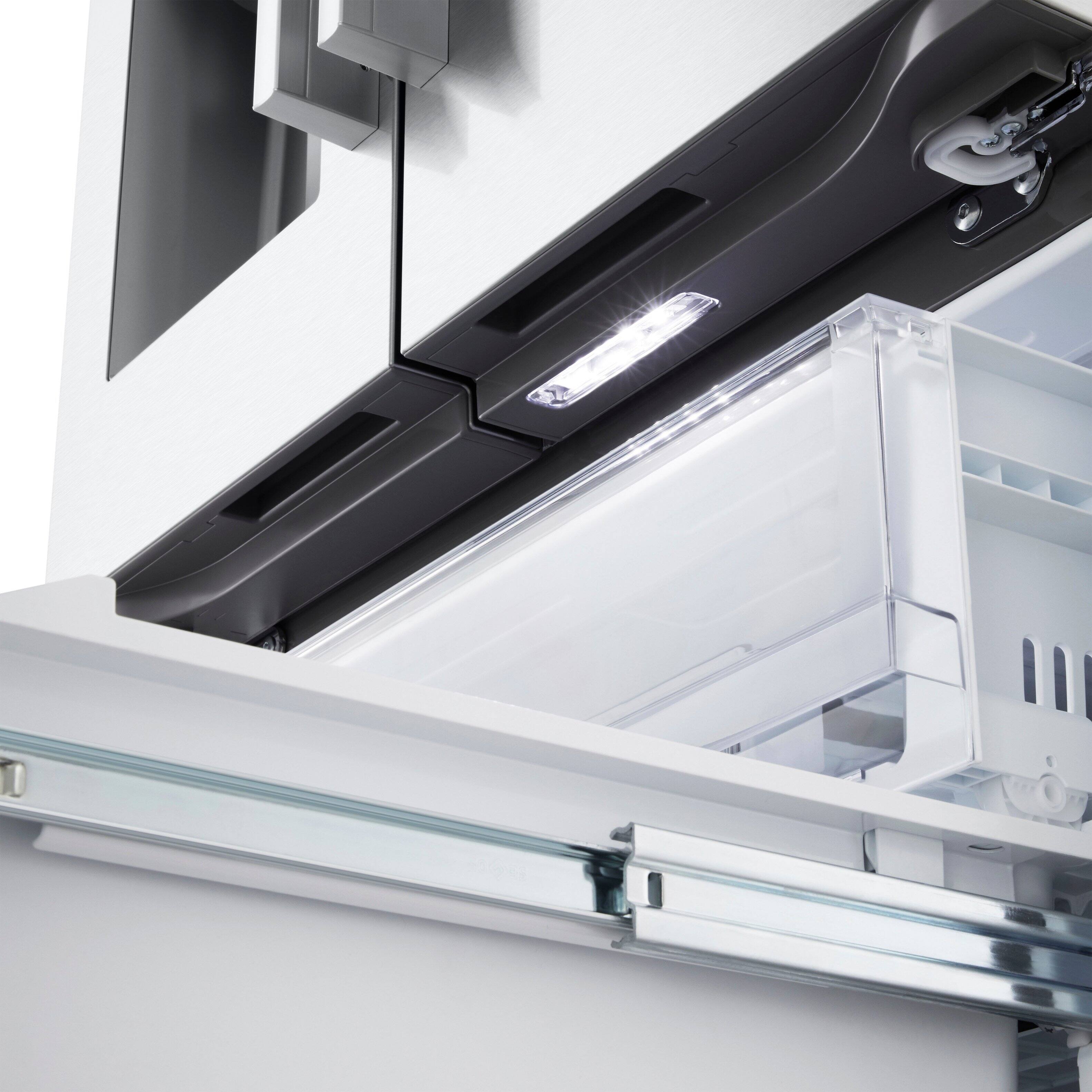 Alt View 17. LG - Counter-Depth MAX 20.2 Cu. Ft. French Door Smart Refrigerator with Dual Ice - PrintProof Stainless Steel.