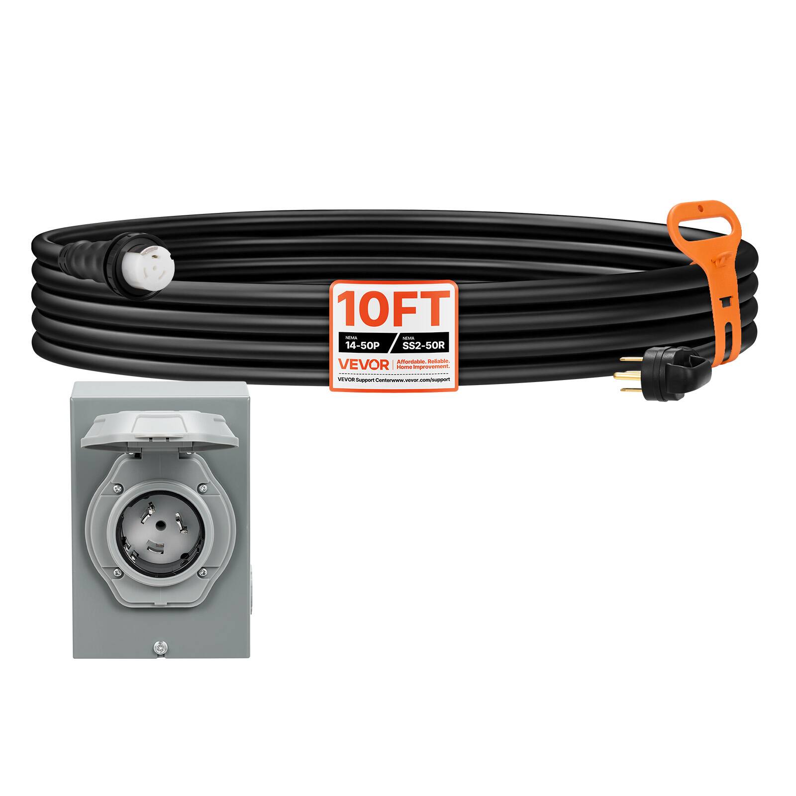 10FT the 14-50P SS2-50R Affordable. Reliable. VEVOR Home Improvement. VEVOR: Support Center www.vevor.com/support