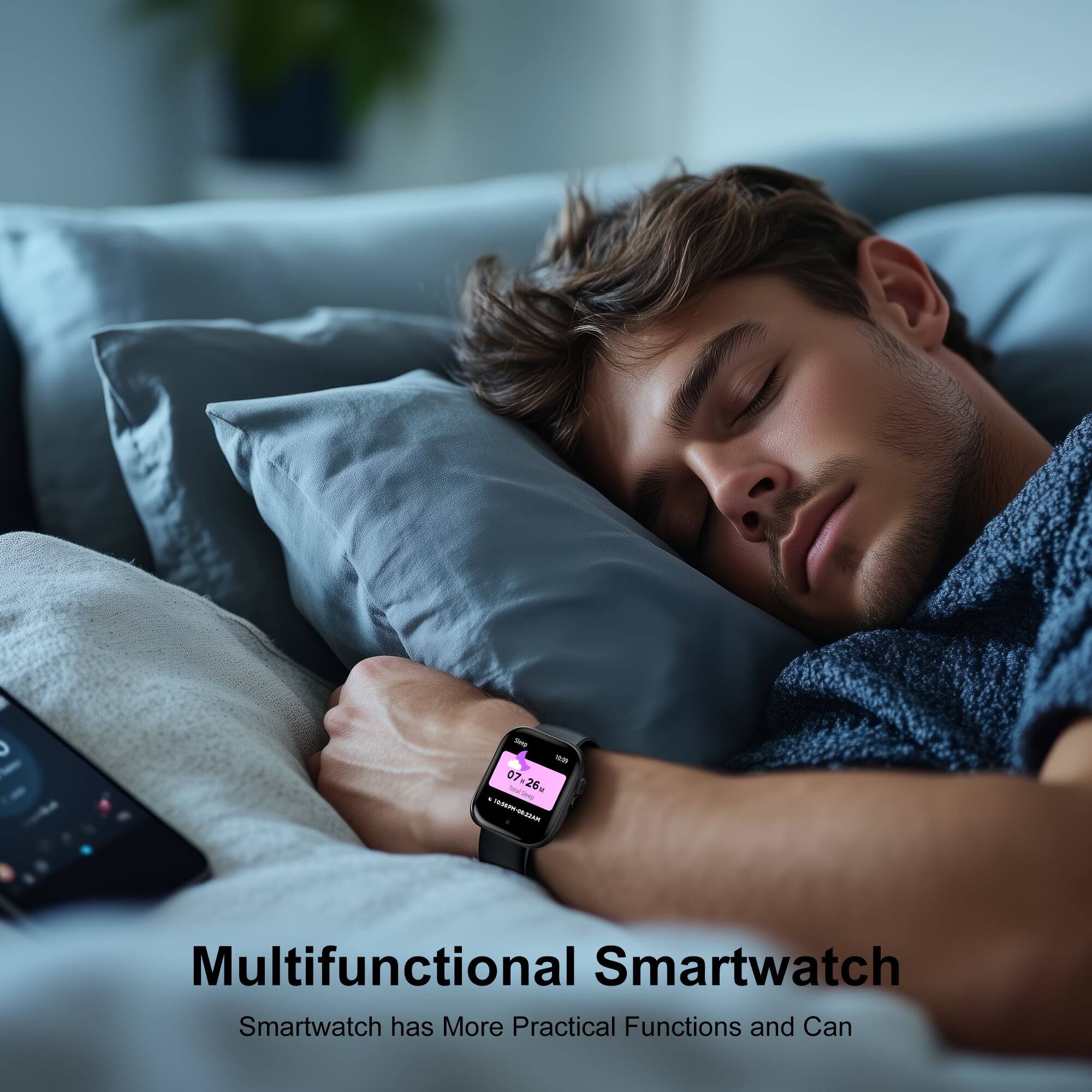 Multifunctional Smartwatch  
Smartwatch has More Practical Functions and Can