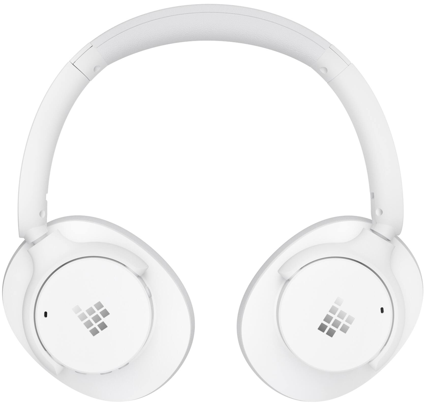 Left. Tronsmart - Q20S Hybrid Active Noise Cancelling Headphones, Comfort Wireless Over-Ear Headsets, 60H Playtime, Hi-Res Audio Deep Bass - White.