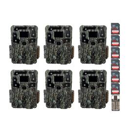 Browning - Strike Force Pro X 1080 Trail Camera with 32GB, and SD Card (6-Pack)