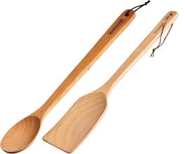 Magnaware - 18 inch Wooden Utensils - natural wood