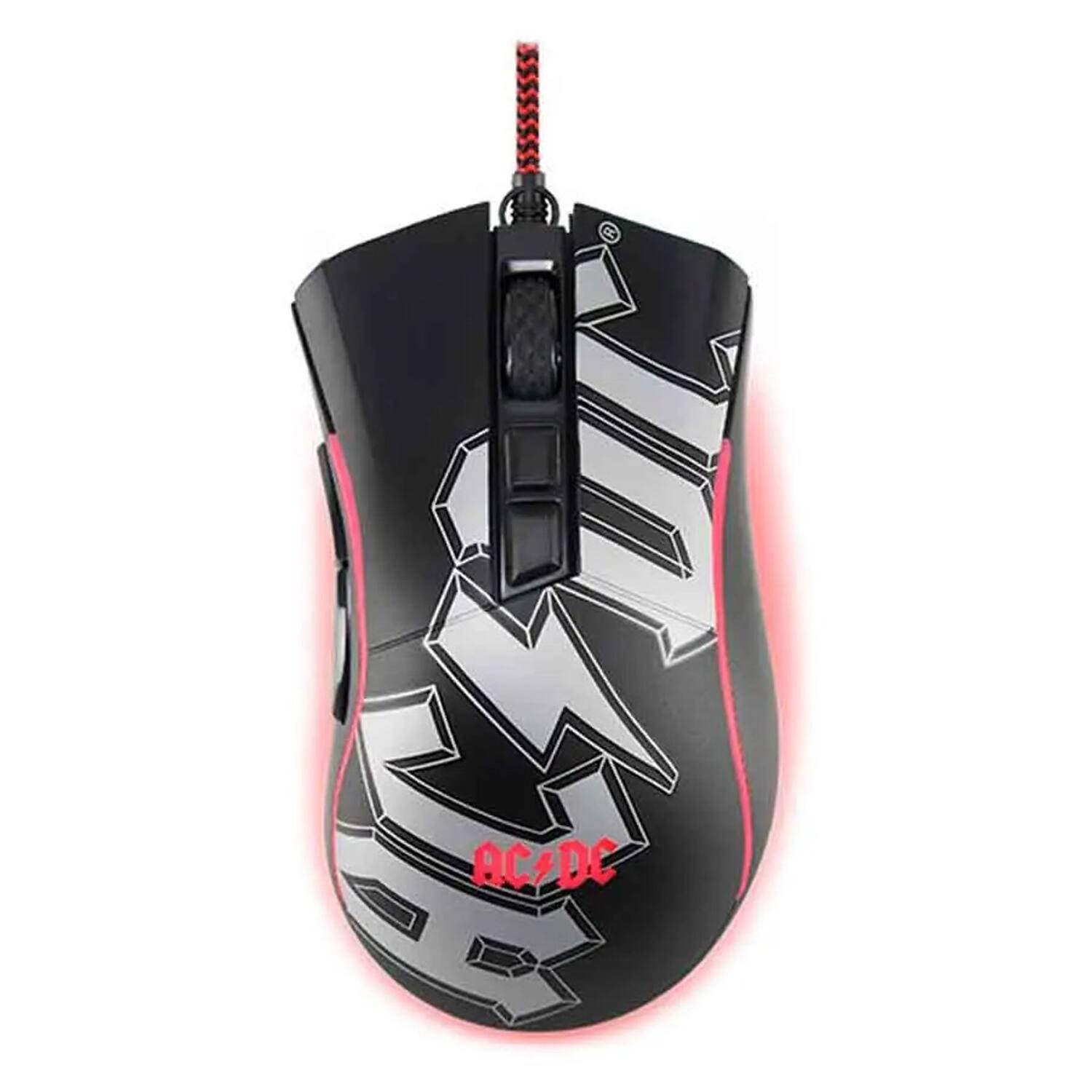 Front. Subsonic - Subsonic Sa5612-a1 Wired Optical Gaming Mouse For Pc, 7 Buttons (ac/dc) - black.