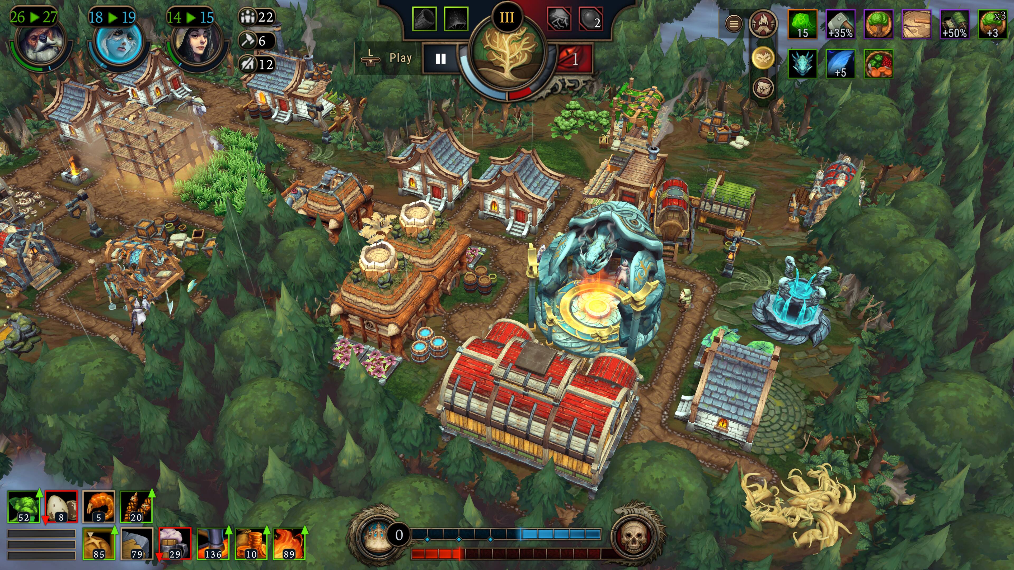 26 27 18 19 14 15 22 6 TA 12 Play III 1 2 = F 15 +35% +5 +50% X3 +3 52 8 5 20 0 85 79 29 I 36 10 89