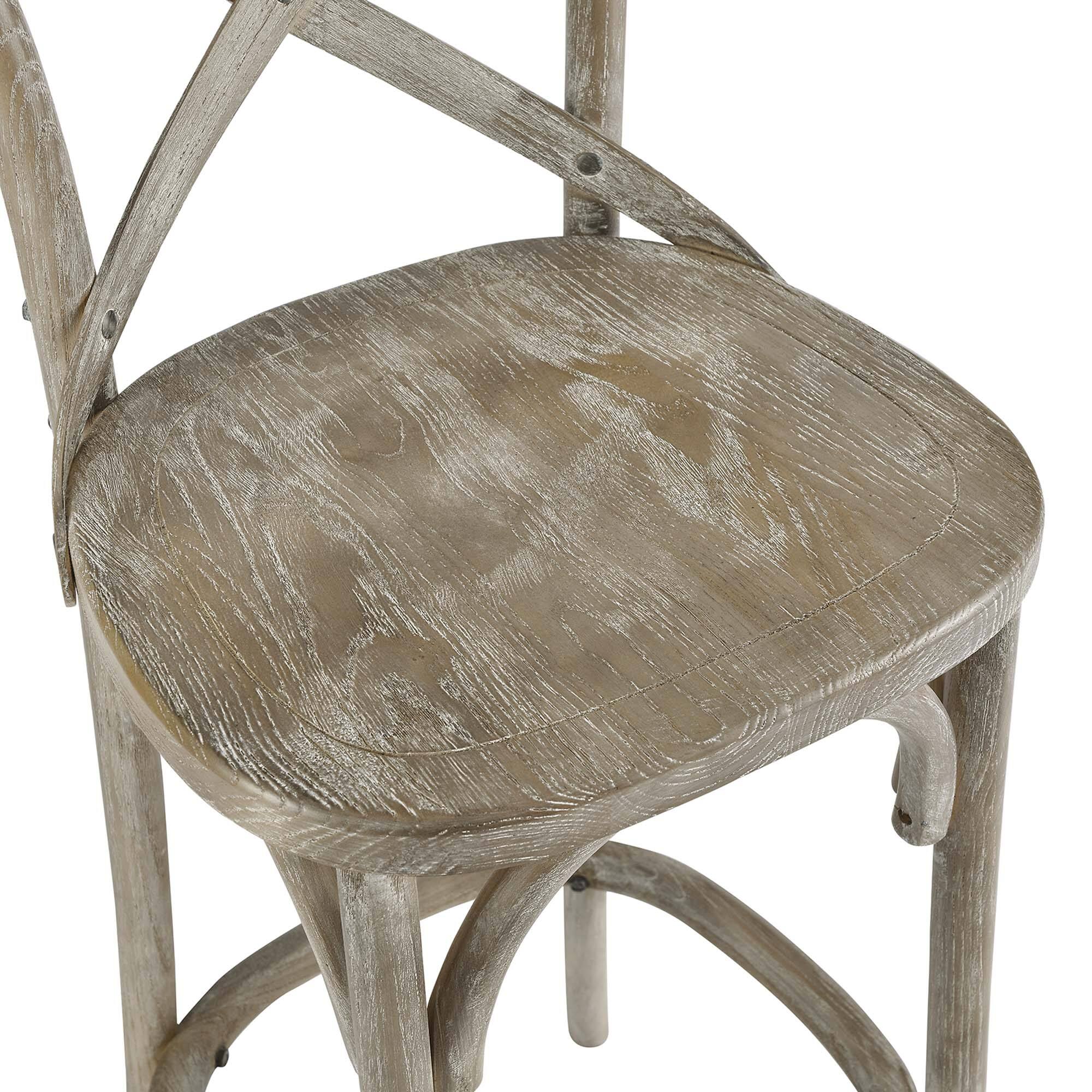 Alt View 4. Modway - Gear Bar Stool - Gray.