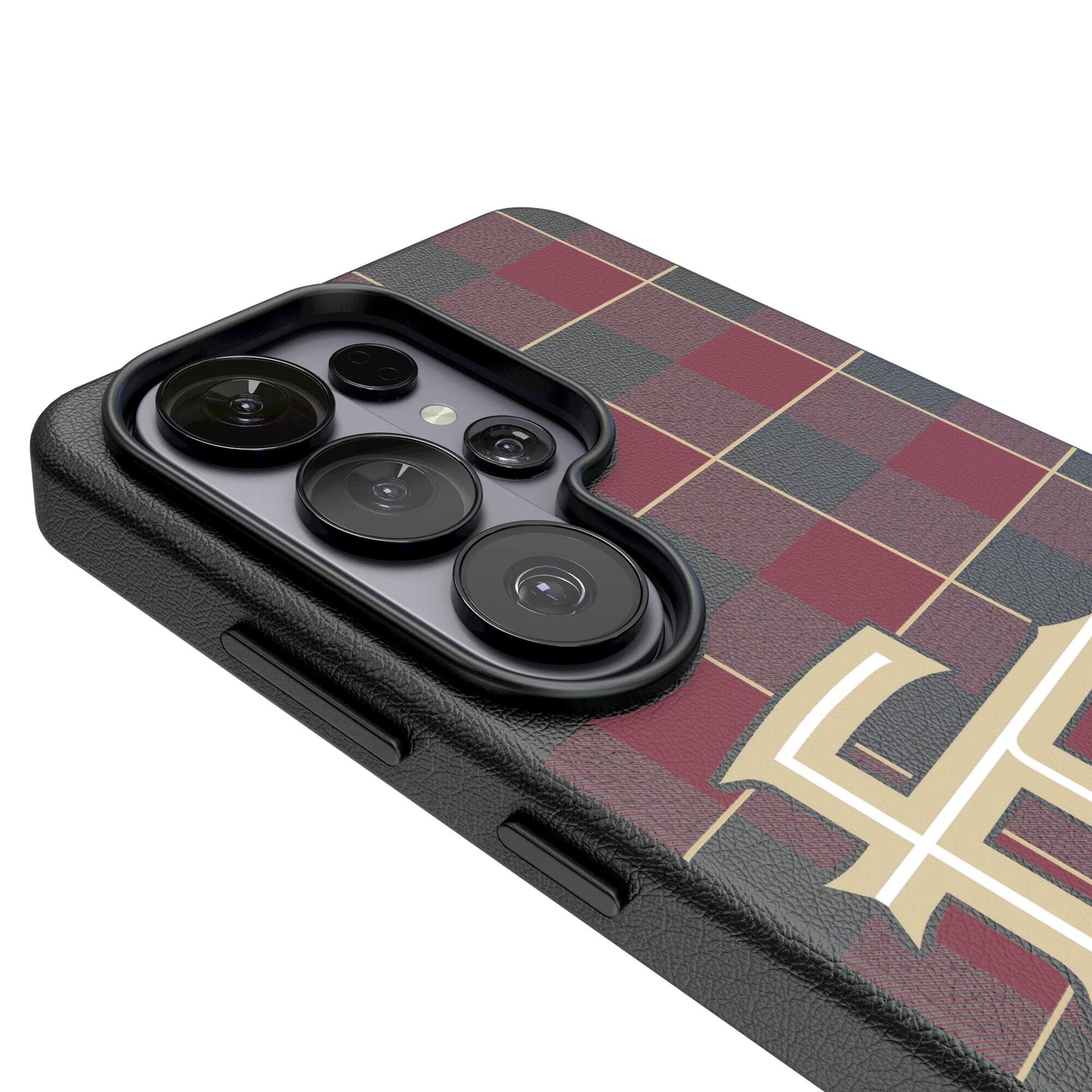 Alt View 2. Keyscaper - Florida State Seminoles Athletic Wordmark Galaxy Magnetic Bump Case - S24 - Black.