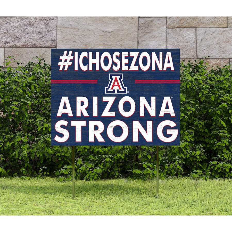 Jardine Arizona Wildcats 18'' x 24'' I Chose Lawn Sign Red 4939577 ...