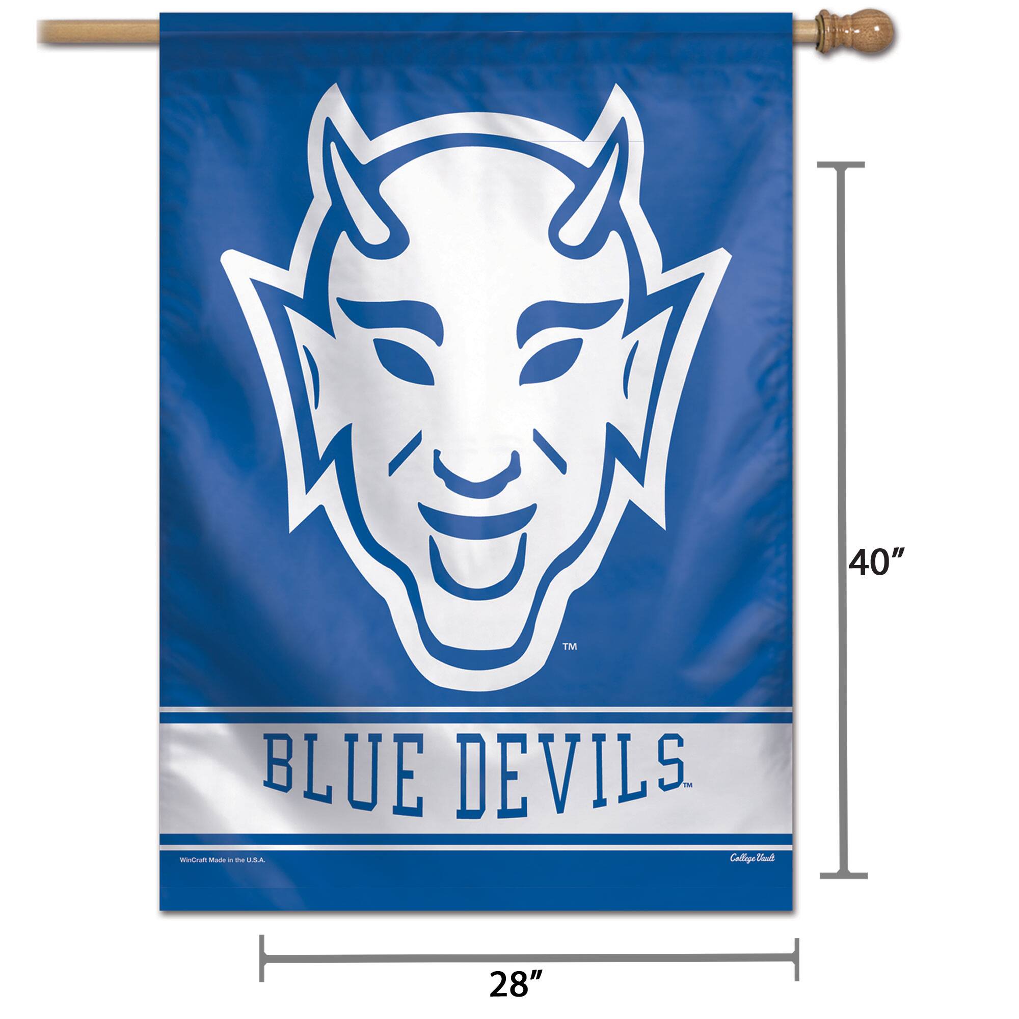 40" x 28"  
BLUE DEVILS™  
College Flag  
WinCraft Made in the U.S.A.