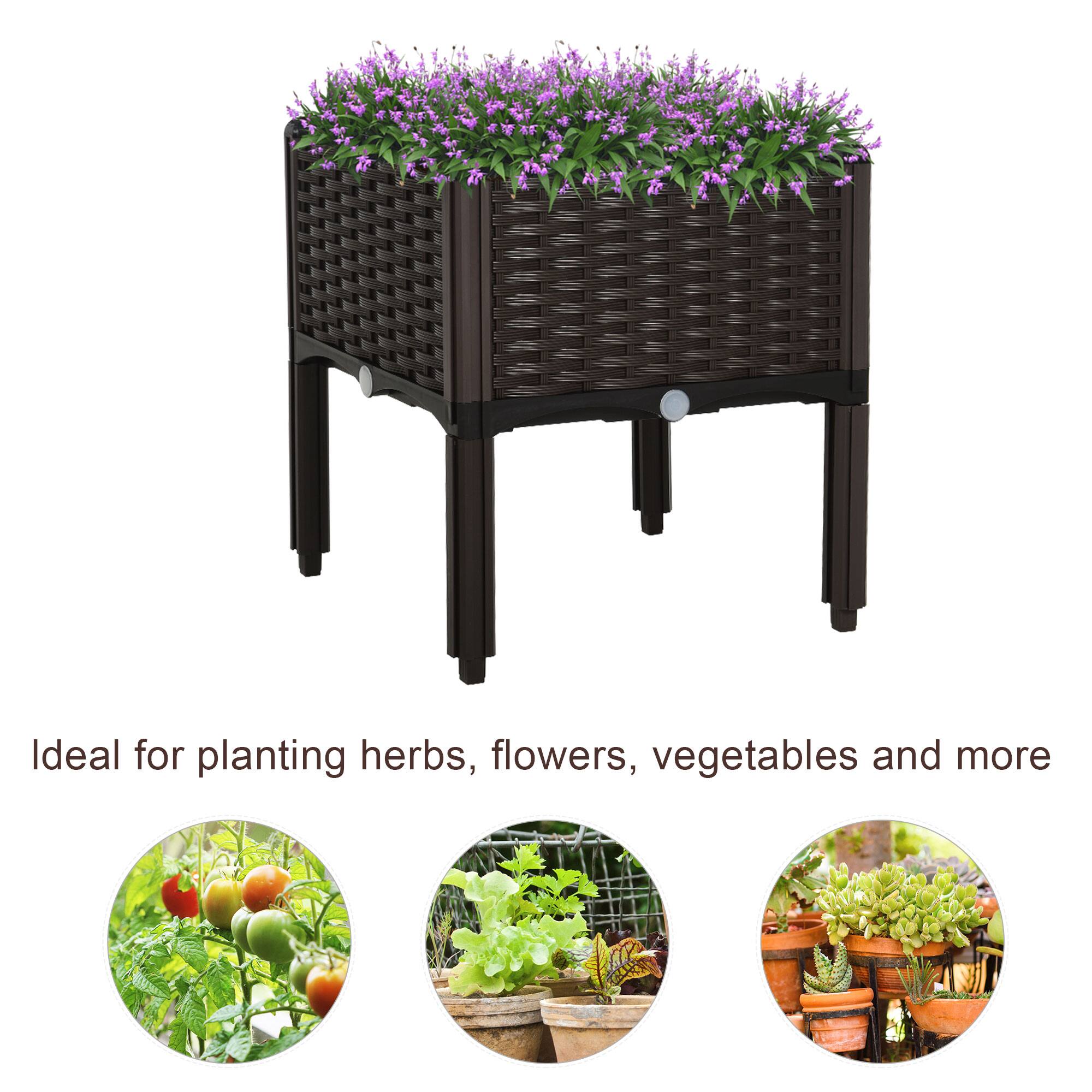 Ideal for planting herbs, flowers, vegetables and more.