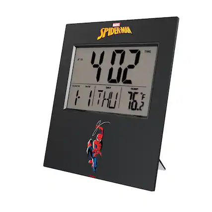 MARVEL SPIDER-MAN
TIME: 4:02 PM
MONTH: 1
DATE: 17
DAY: THU
TEMP: 76°F
HUMIDITY: 62%