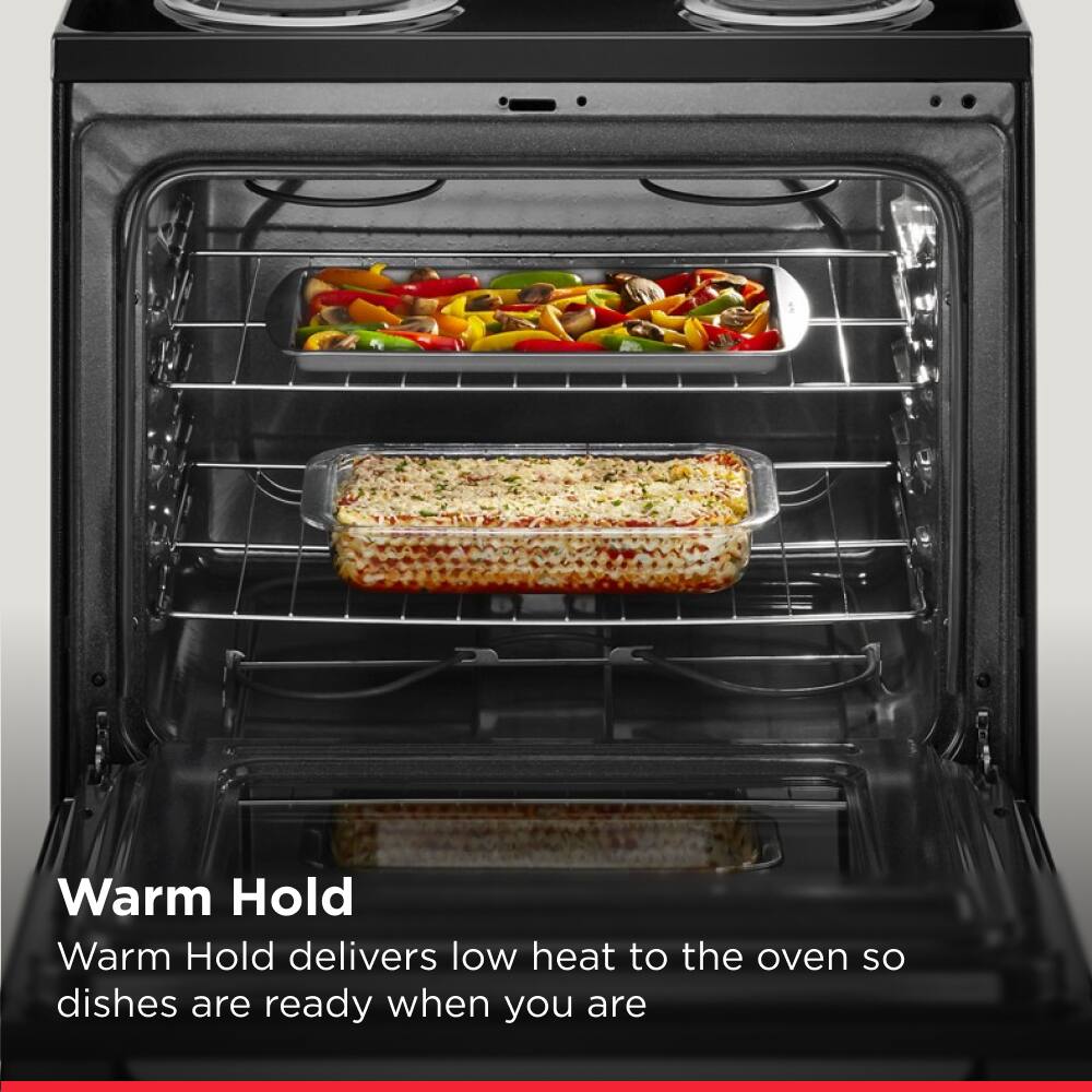 Warm Hold  
Warm Hold delivers low heat to the oven so dishes are ready when you are