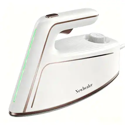 Front. Newbealer - Steam Generator Iron,1500W Powerful Penetrating Steam,Rapid Wrinkle Removal,Vertical & Horizontal,Auto Shut Off - Pearl White.