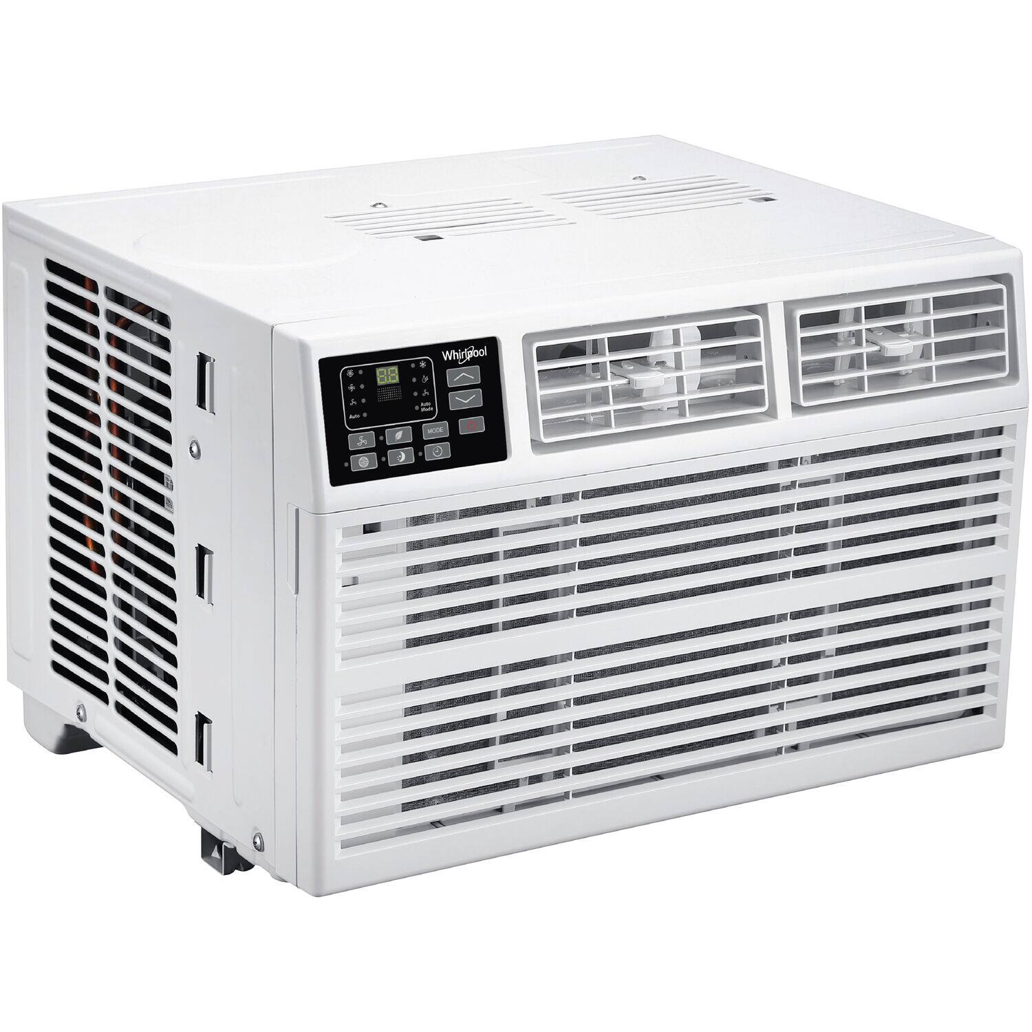 Alt View 18. Whirlpool - 1,500 Sq. Ft. 23,200 BTU 230V Window Mounted Air Conditioner with Supplemental Heat - White.