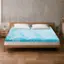 Angle. Bestier - 2" Cooling Gel Memory Foam Mattress Topper - Queen.