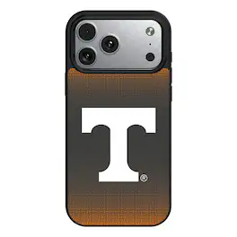 Keyscaper - NCAA - Tennessee Volunteers Linen Logo iPhone Magnetic Bump Case - 15 - Black