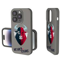 Keyscaper - NFL - Houston Texans - 2024 Illustrated Limited Edition Soft Touch iPhone Case - 14 - Gray
