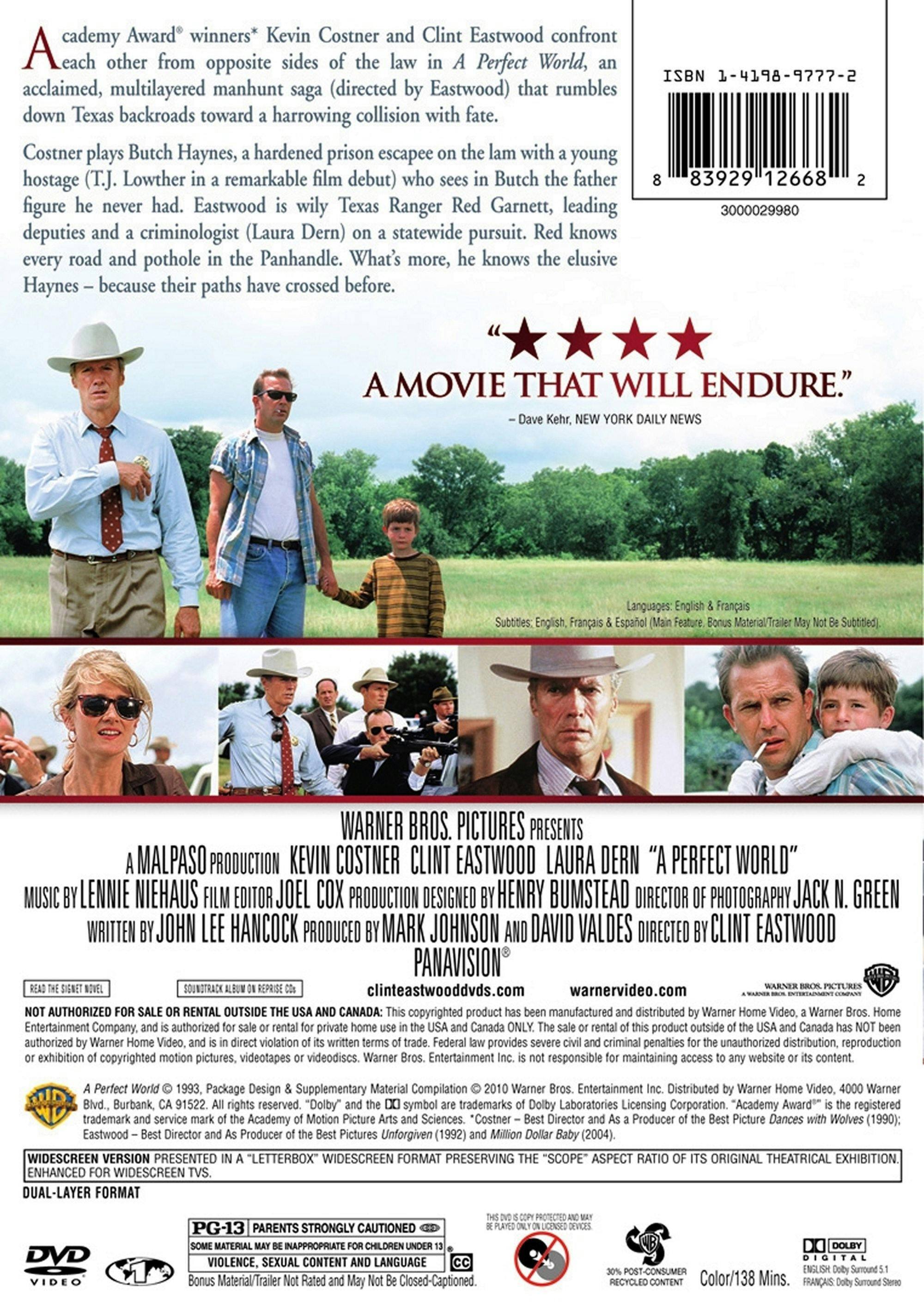 Angle. A Perfect World (DVD New Packaging) [DVD].