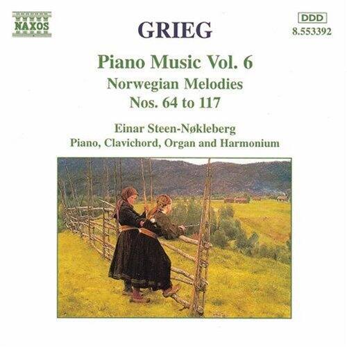 NAXOS  
GRIEG  
Piano Music Vol. 6  
Norwegian Melodies  
Nos. 64 to 117  
Einar Steen-Nøkleberg  
Piano, Clavichord, Organ and Harmonium  
DDD  
8.553392