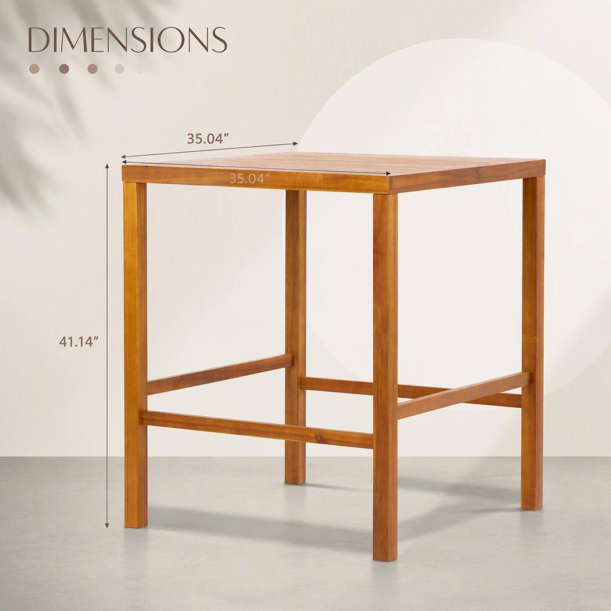 DIMENSIONS
35.04"
35.04"
41.14"