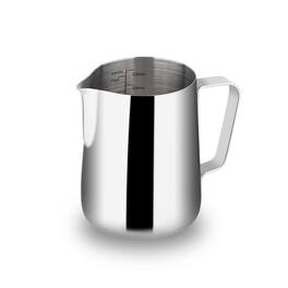 Dapper Styles - Stainless Steel Milk Frothing Pitcher / - Espresso Steaming For Cappuccino Latte Art Coffee Machine Accesso - Silver-20.3 Ounces