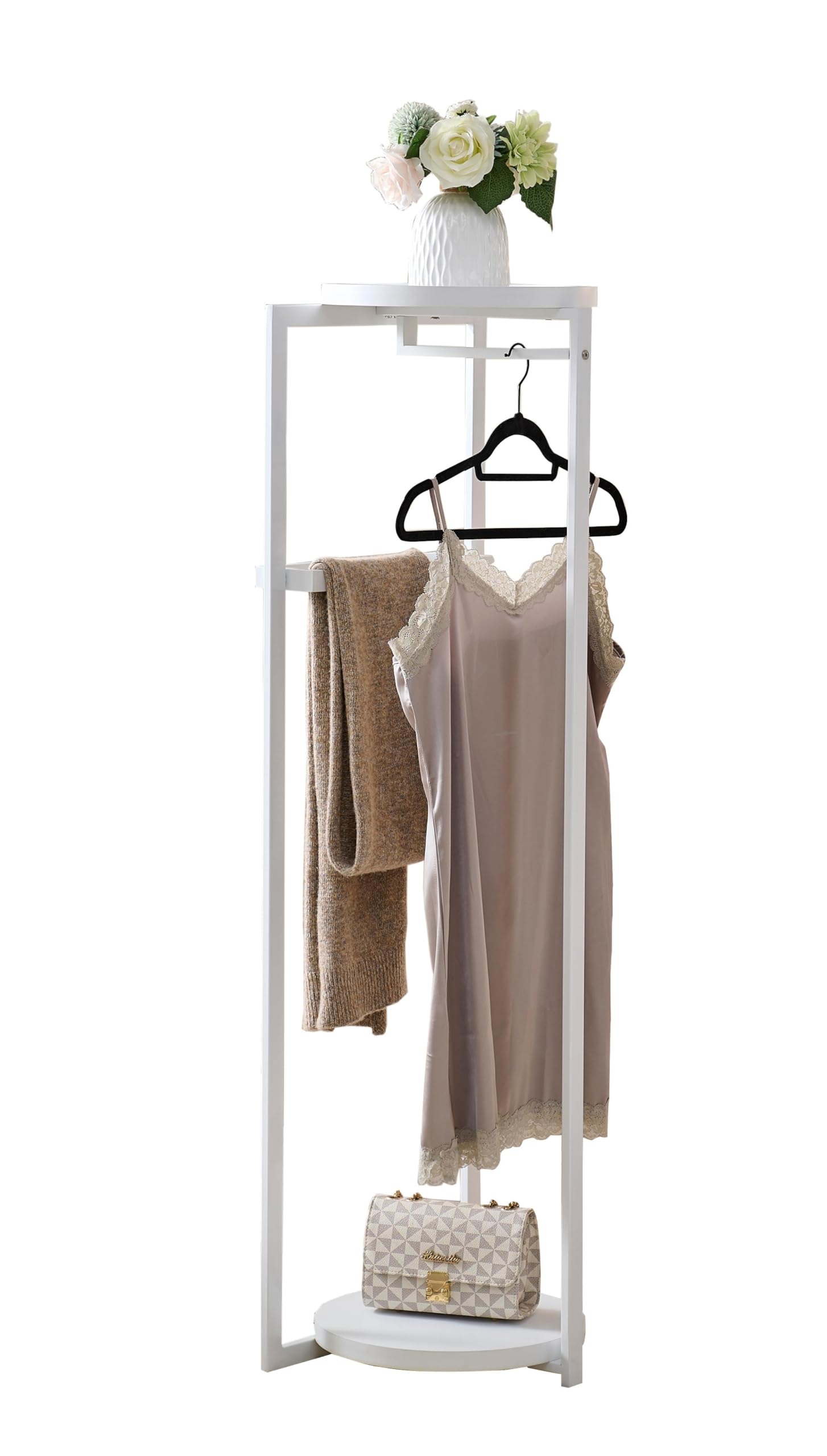 Angle. Kings Brand Furniture - Kings Brand Furniture David Suit Valet Stand - White.