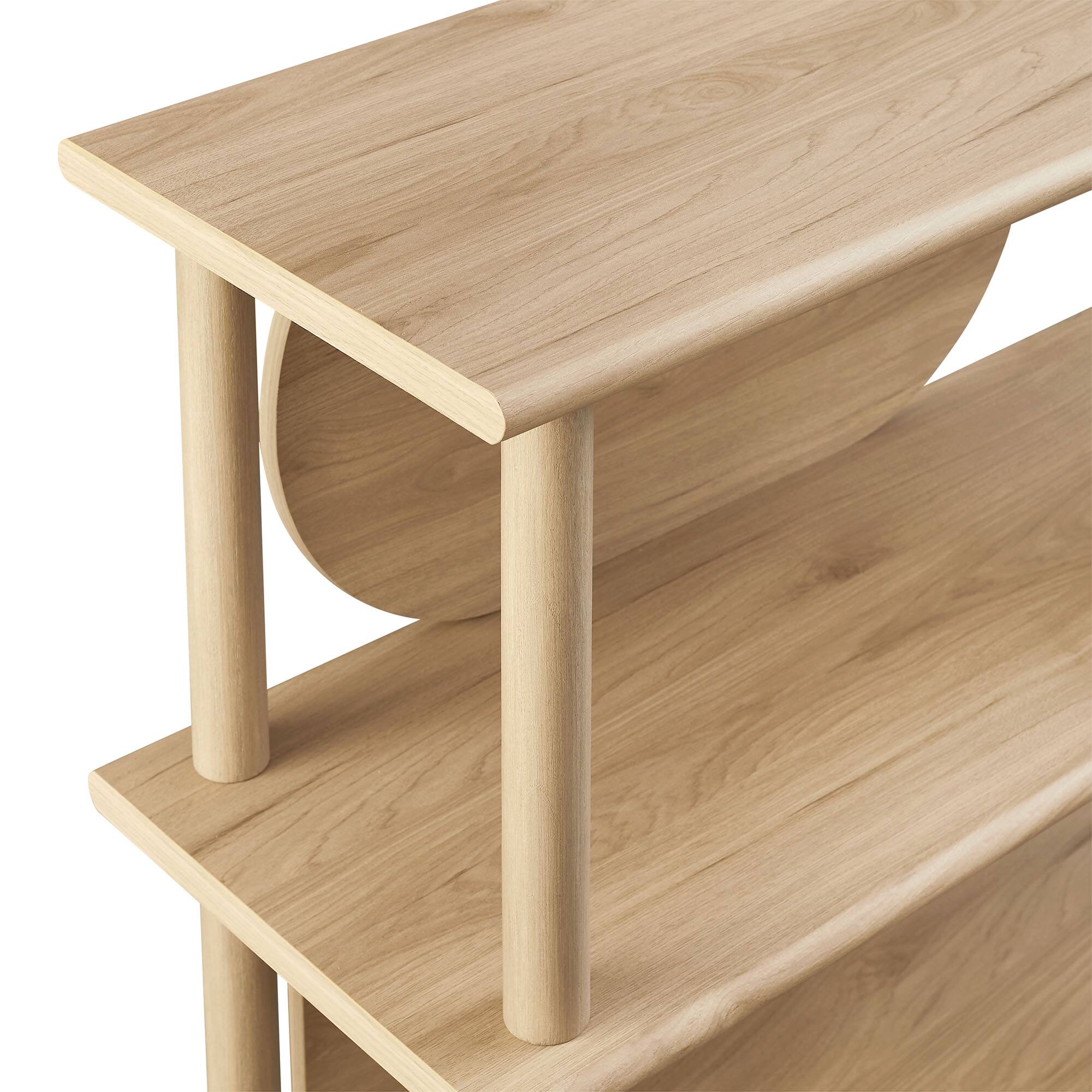 Alt View 4. Modway - Zadie 55 Inch Console Table by Modway - Light Oak.