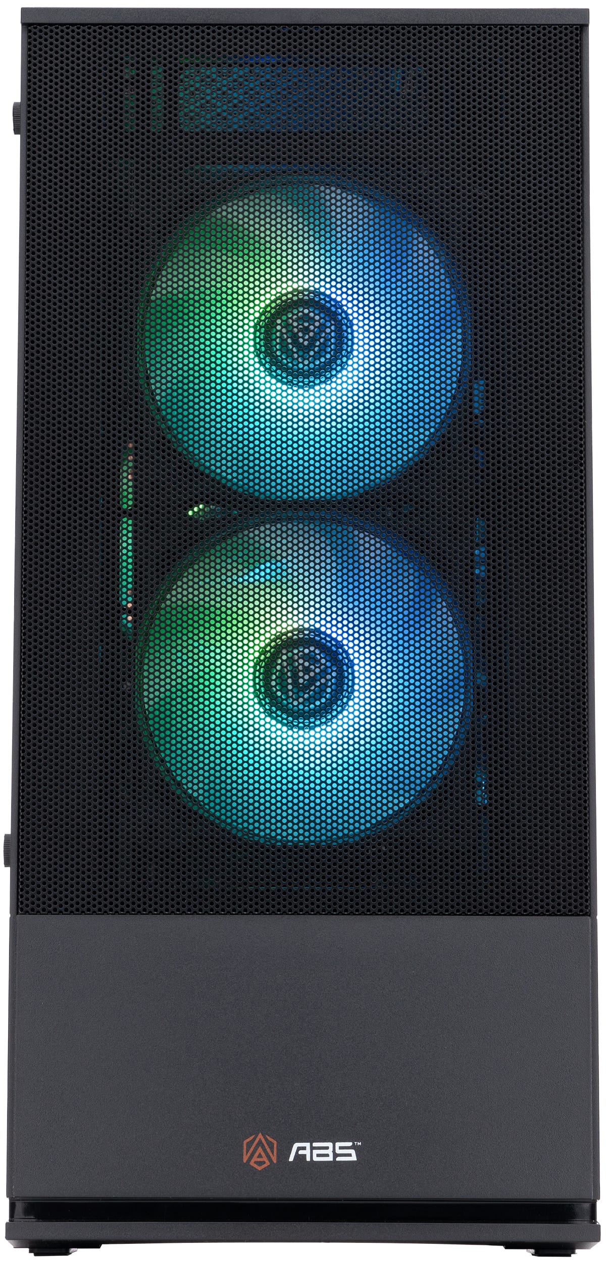 Angle. ADVANCED BATTLESTATIONS - ABS Cyclone Aqua Gaming PC - Windows 11 - Intel Core Ultra 7 265KF - GeForce RTX 5070 - 32GB DDR5 - 2TB - black.