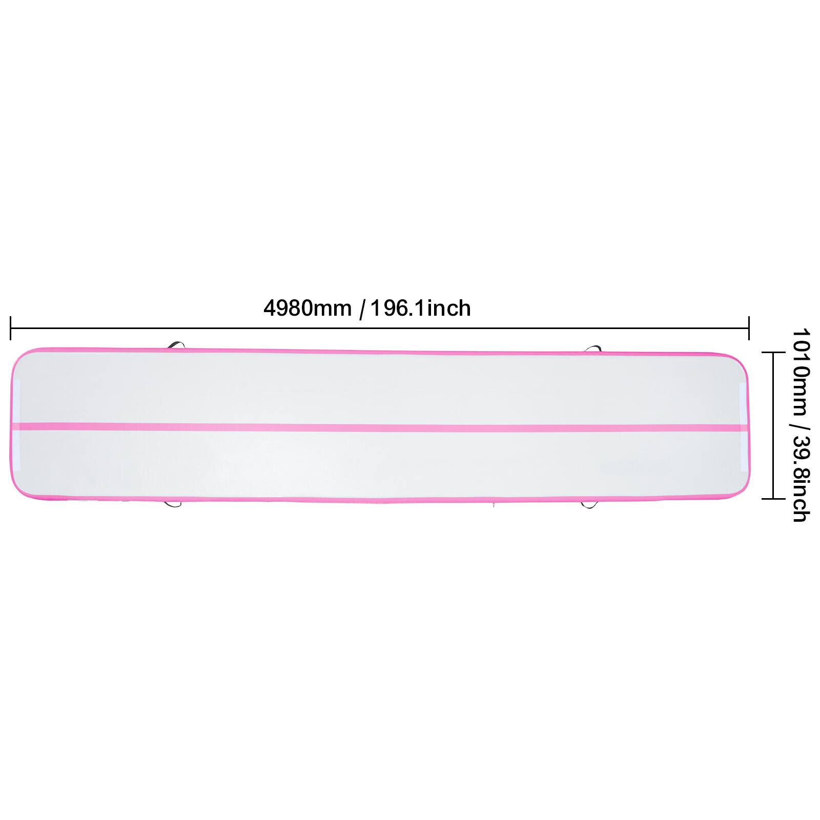 4980mm / 196.1inch, 100mm / 39.8inch