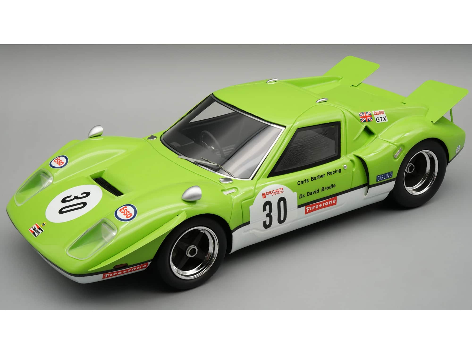 Lotus 62 #30 "Chris Barber Racing Team" "Nurburgring 500 Kilometres" 1971 "Mythos Series" w/Case 1/18 Car by Tecnomodel