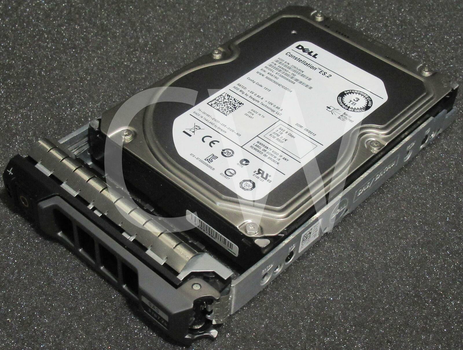HDD Dell ES-2  
F/N Constellation 2083OK  
WWN RA 8 13000045089  
F KNO  
"ES.2 Coono W HDD GATEO RA arU  
av Coae 3213 0000 B CALEAANIAE ENT DV 2.00 Seagaie A - CLASS 12V e CRALLE TB Technology 0.80 A GT A2  
DELL RA2E 7281881  
20v07 DPIN  
TH LLC e s THASANZA 20R DON: SEE 2120 378  
SAS . 08/2012 122 F/W RPM CCOaN CE RSOF 7.2K REMOVED LABEL WARRANTY OF 20 De SCREW VOND IF BROKEN JS ANY 81X-37230220325 NTTF DENT 2148123 LR