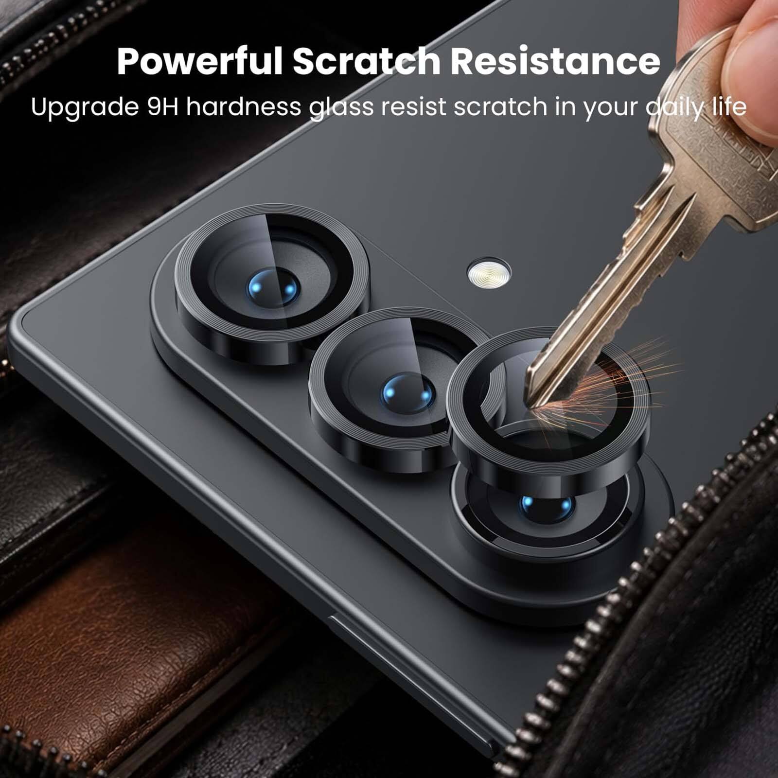 Powerful Scratch Resistance  
Upgrade 9H hardness glass resist scratch in your daily life
