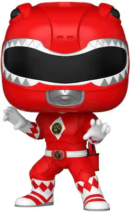 Funko - POP! Movies: Mighty Morphin Power Rangers Movie - Red Ranger - Collectibles - Multicolor