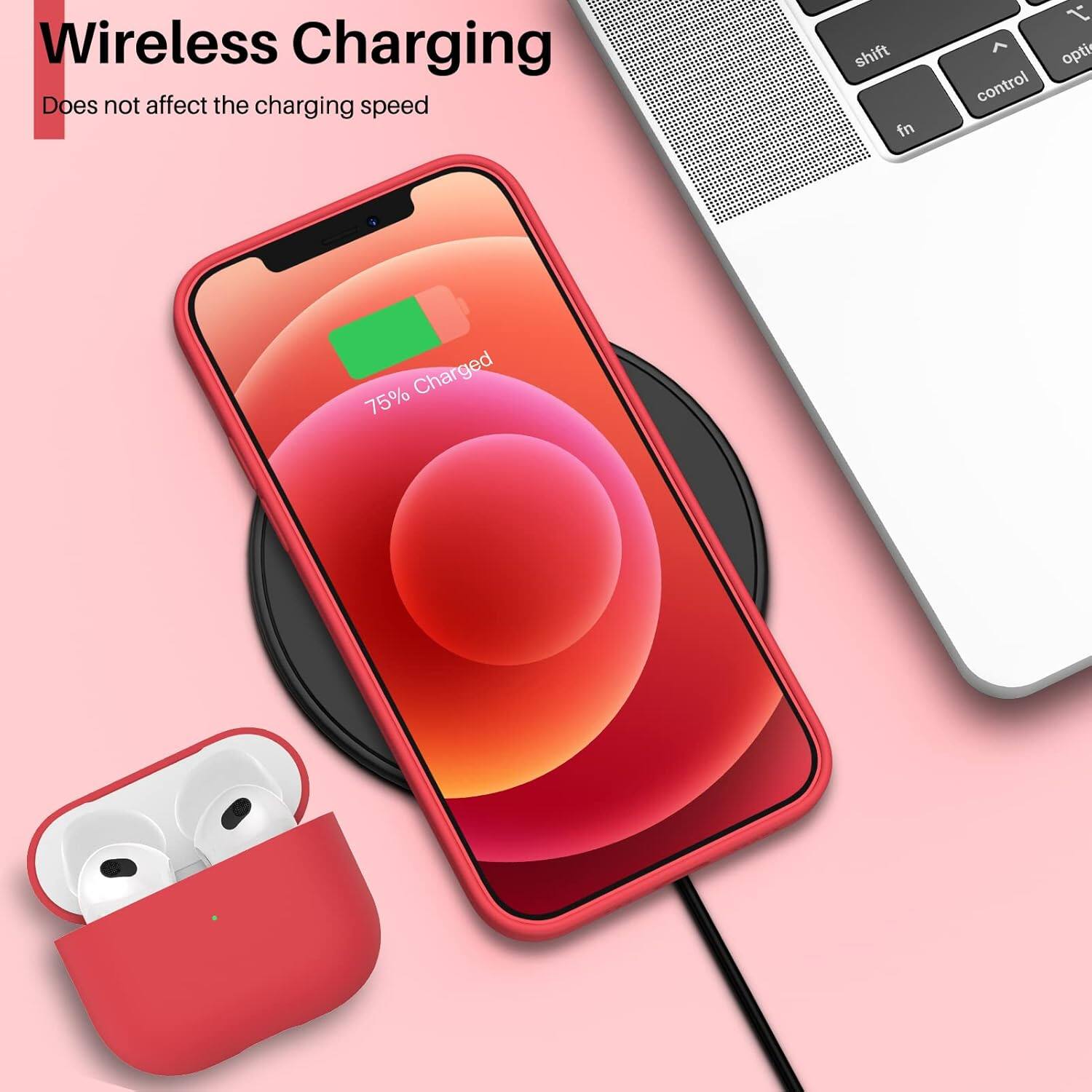 Wireless Charging Does not affect the charging speed 75% Charged