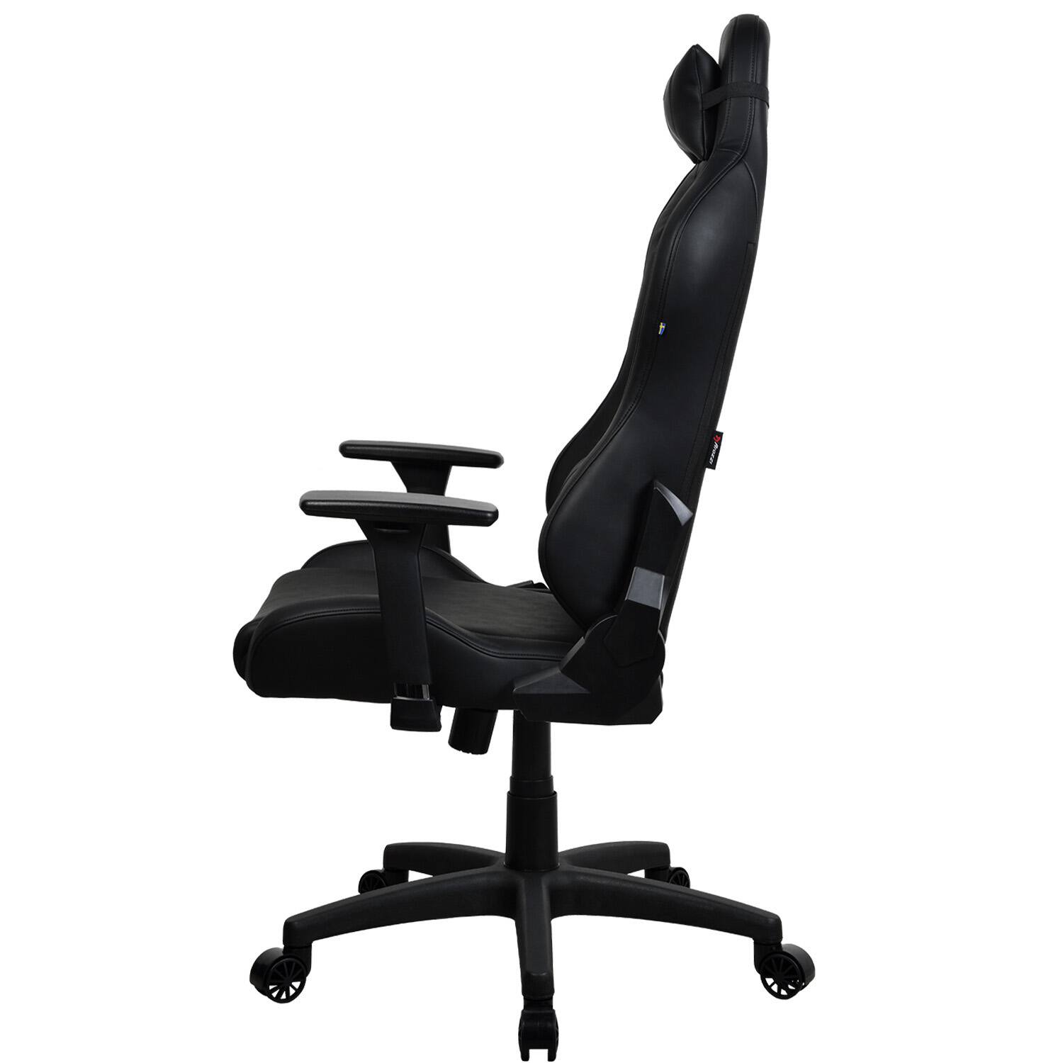 Alt View 11. Arozzi - Torretta Soft PU Gaming Chair - Pure Black.