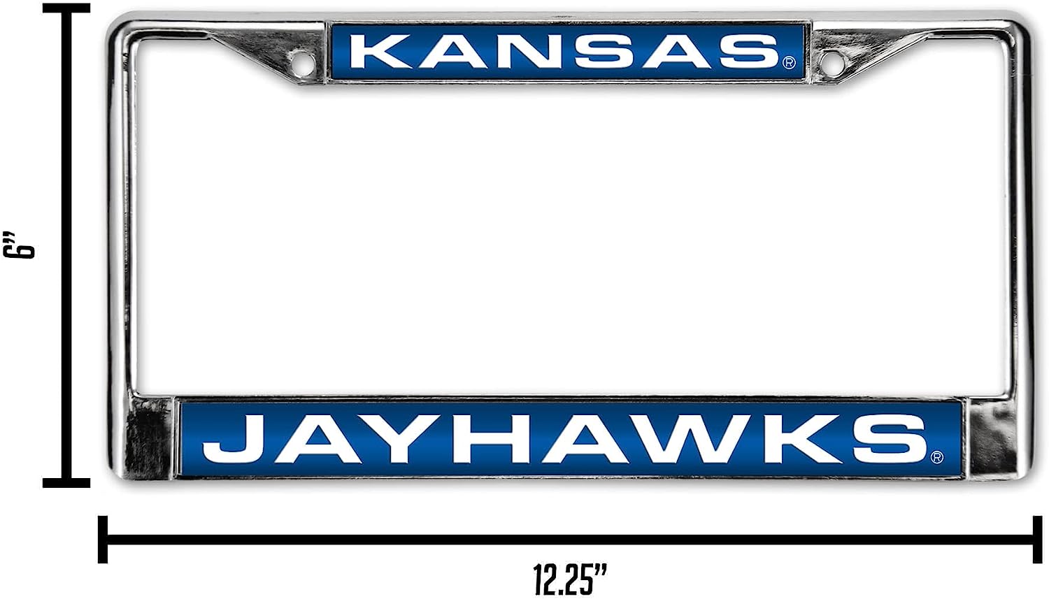 KANSAS  
JAYHAWKS  

6"  
12.25"