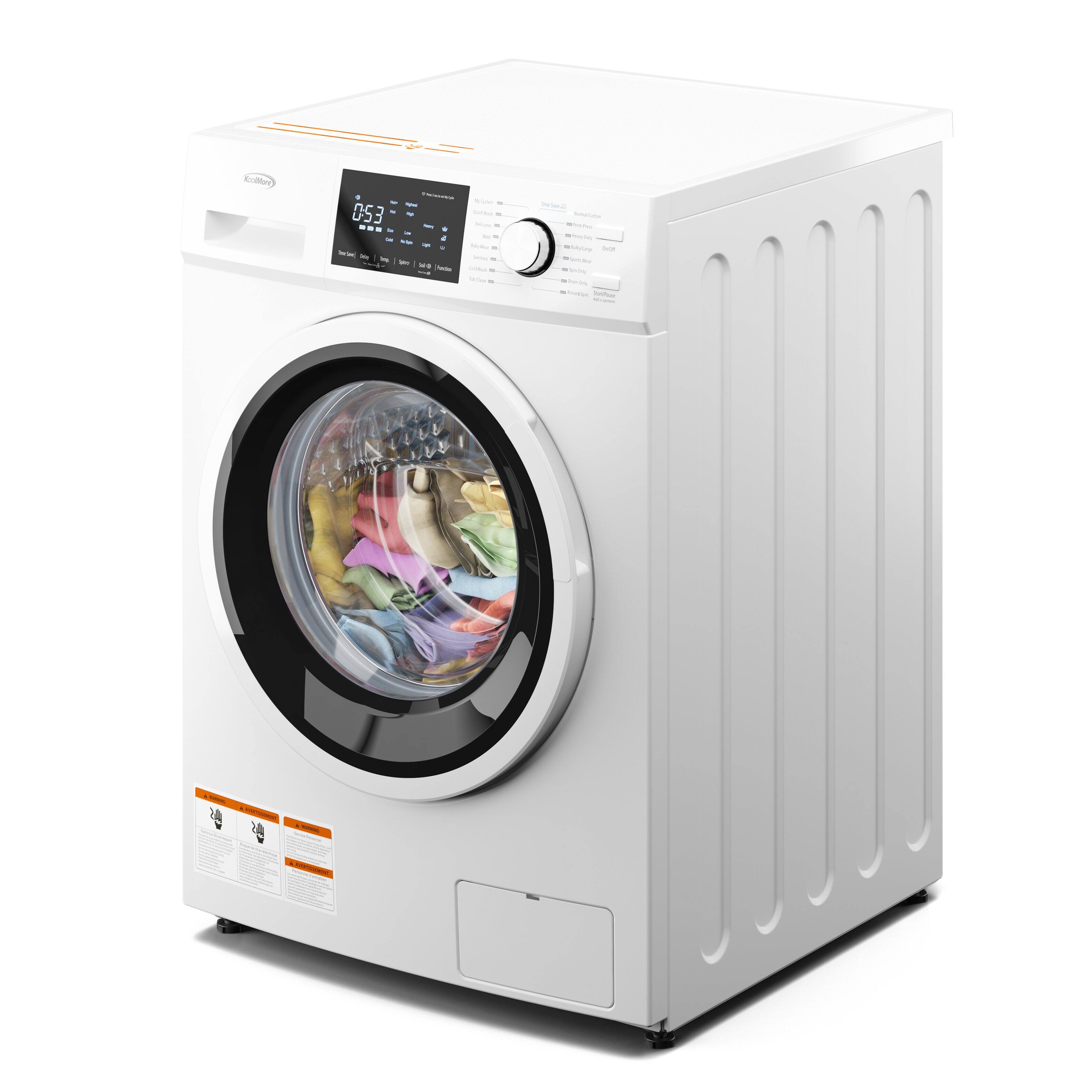 Alt View 1. Koolmore - 2.7 cu. ft. Stackable Front Load Compact Washing Machine in White, FLW-3CWH. - White.