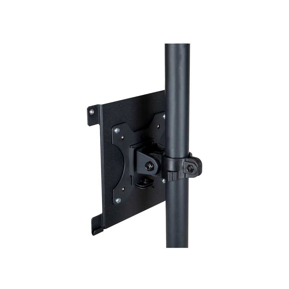 Alt View 3. RackSolutions - RackSolutions Dual VESA Adapter for 100-A Wall Mount - Black.