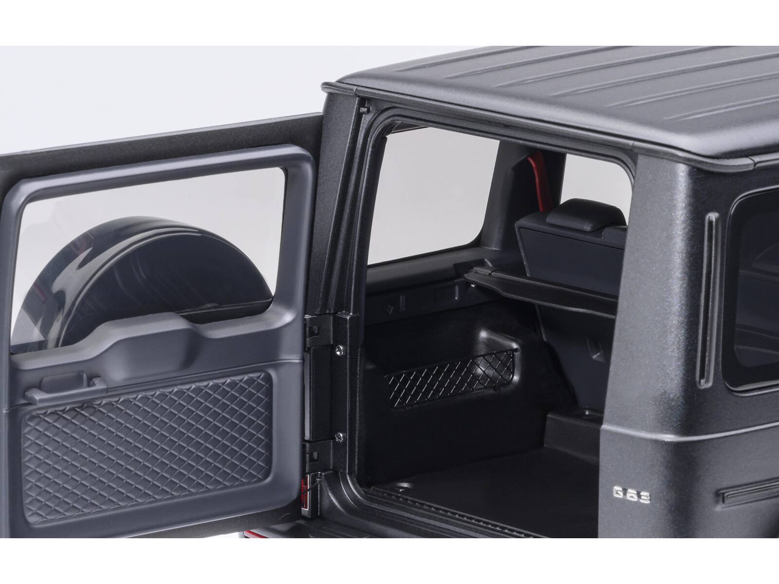 Alt View 1. Autoart - 2019 Mercedes-Benz AMG G63 Matt Black 1/18 Model Car by Autoart - Matt Black.
