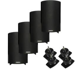 Definitive Technology - Home Theater Bundle: 4X ProMonitor 800 + 2 Pairs Pro-Mount Compact 2-Way Satellite System - Black