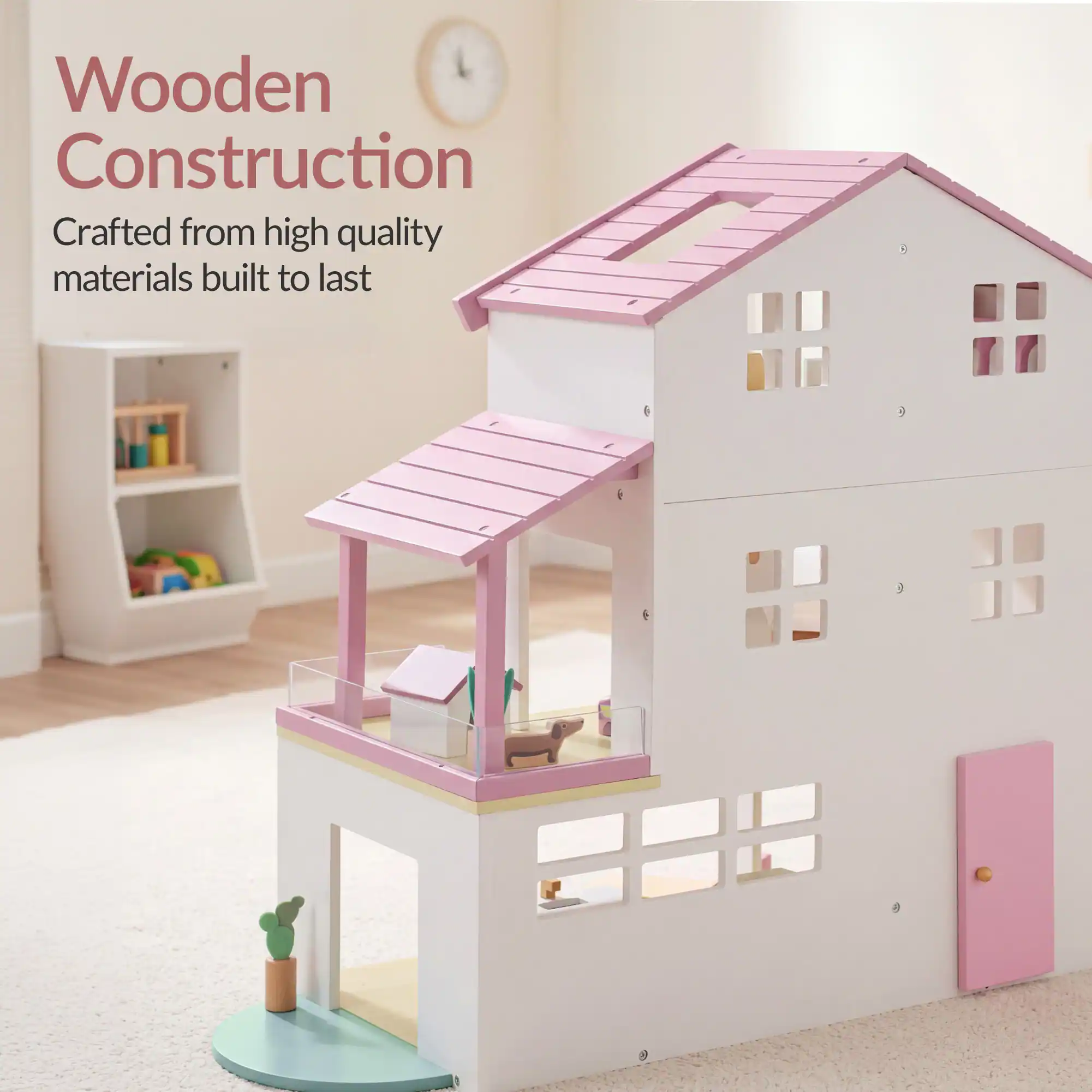 Wooden Construction  
Crafted from high quality materials built to last