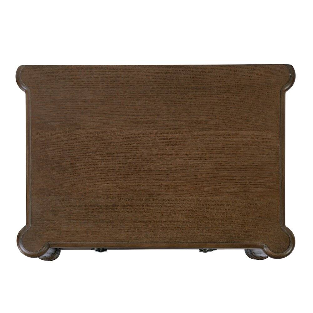 Front. Butler Specialty - Ginny 25 in. W Rectangular Wood 2 Drawer Accent Chest - Walnut.